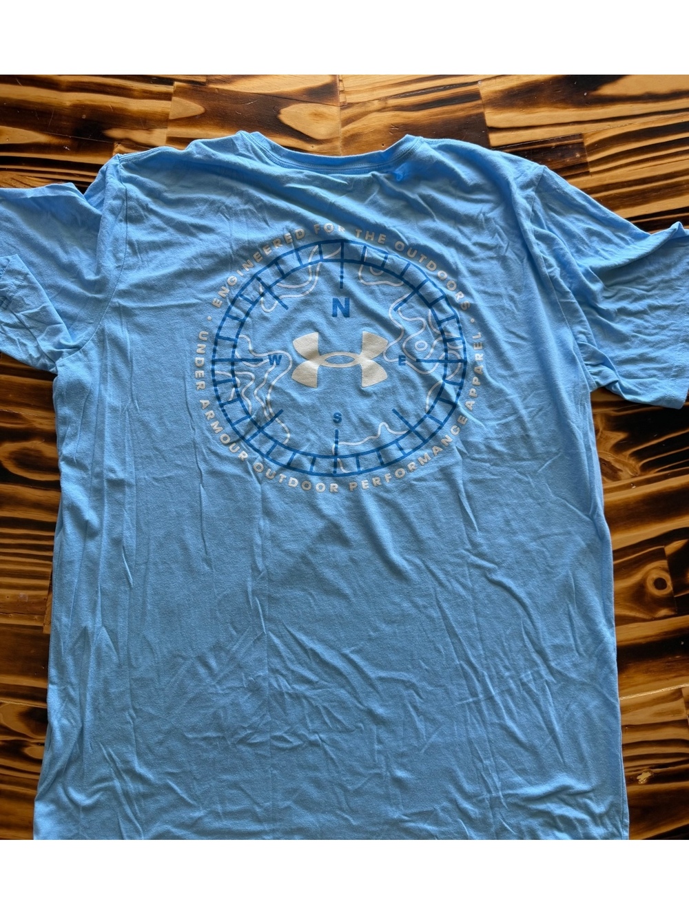 Under Armour light blue Outdoors graphic T-shirt